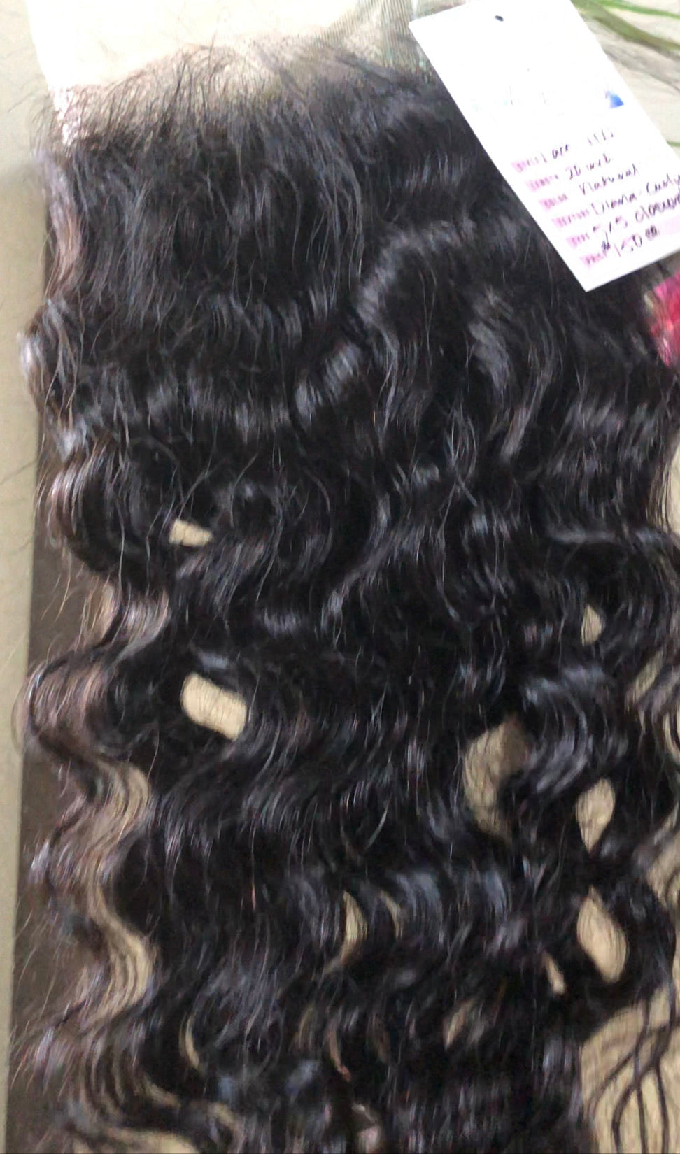 Sasha Curl 5x5 Closure